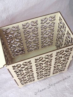 Wedding Box Laser Cut 3D Puzzle CDR File