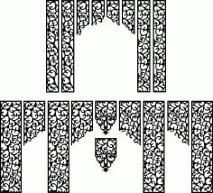 Wedding Screen Patterns Free CDR Vectors File