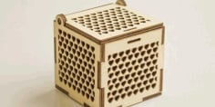 Wood CNC Cut Jewelry Box CDR File