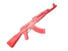 Wooden AK 47 Submachine Gun Toy Model 3D Puzzle Laser Cut File