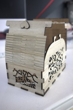 Wooden Jewelry Box Wedding Gift Box Free Laser Cut File