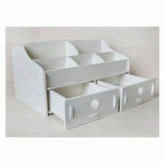 Wooden Makeup Storage Shelf DXF File