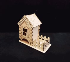 Wooden TEA Bag House CDR File