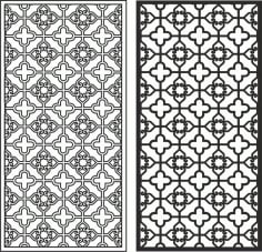 Xinjiang pattern vector Laser Cut CDR File